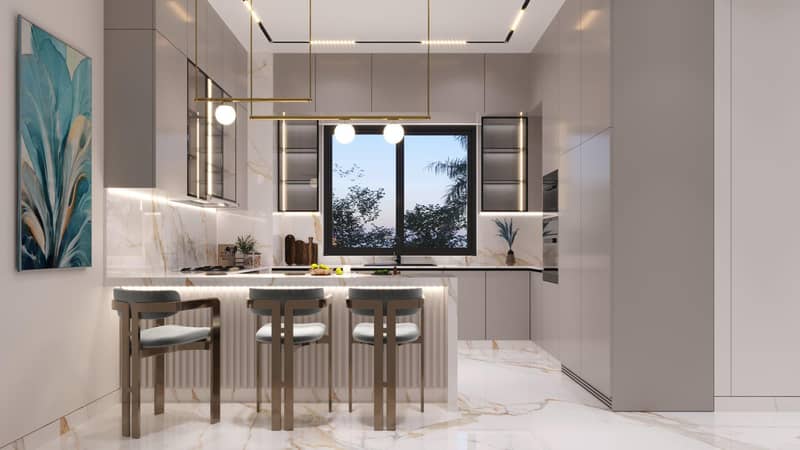 Huge penthouses in the prestigious Jacob & Co. Beachfront Living complex, Ghadeer Al Tayr, Abu Dhabi, UAE — photo 4