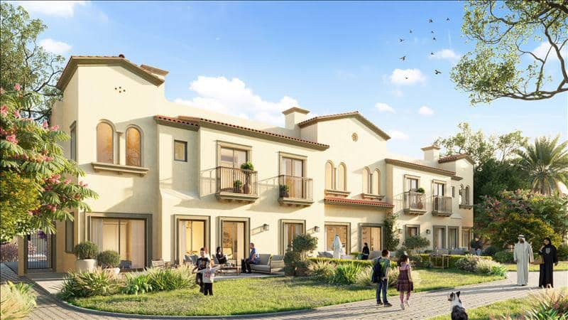 New complex Bloom Living (Carmona) with swimming pools, parks and international schools, Zayed City, Abu Dhabi, UAE — photo 3