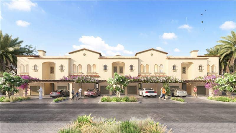 New complex Bloom Living (Carmona) with swimming pools, parks and international schools, Zayed City, Abu Dhabi, UAE — photo 10