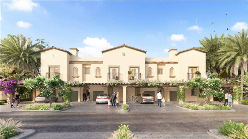 New complex Bloom Living (Carmona) with swimming pools, parks and international schools, Zayed City, Abu Dhabi, UAE — photo 11