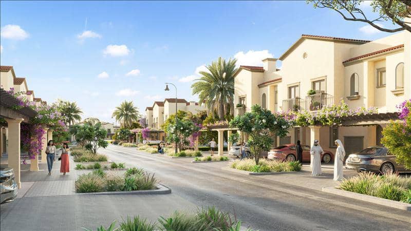 New complex Bloom Living (Carmona) with swimming pools, parks and international schools, Zayed City, Abu Dhabi, UAE — photo 14