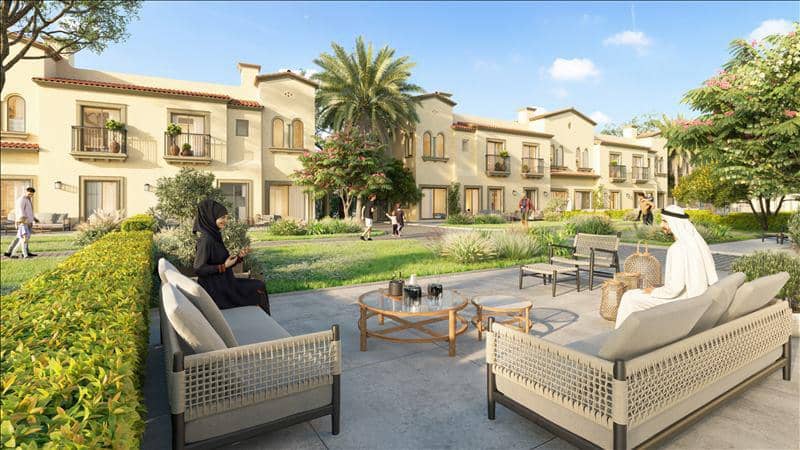 New complex Bloom Living (Carmona) with swimming pools, parks and international schools, Zayed City, Abu Dhabi, UAE — photo 9