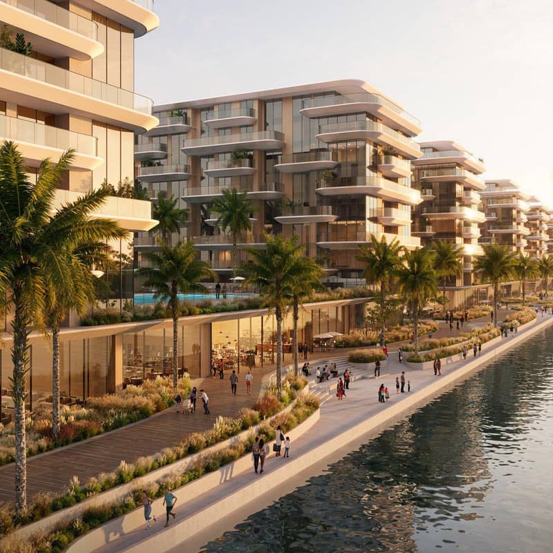 New project with a lagoon and a promenade close to Abu Dhabi International Airport, UAE — photo 23