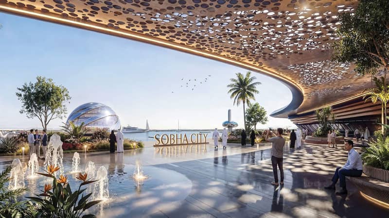 Исключительный проект Sobha City на берегу канала рядом с островом Яс в Абу-Даби, ОАЭ — фото 6
