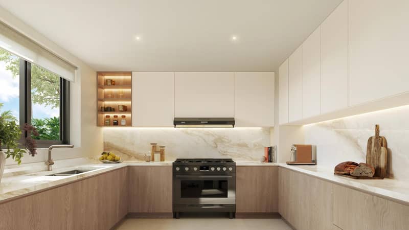 New phase in the development of townhouses and villas with a wide range of amenities, Al Layyan, Abu Dhabi, UAE — photo 11