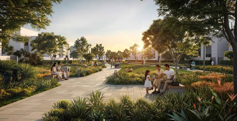 New phase in the development of townhouses and villas with a wide range of amenities, Al Layyan, Abu Dhabi, UAE — photo 2
