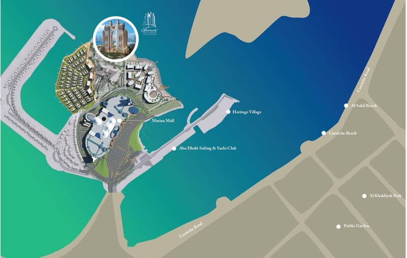 1 новая квартира в ЖК Fairmont Marina Residences в Абу-Даби — фото 10