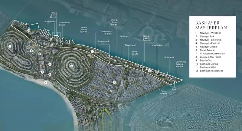 3 new flats in residential complex Bashayer in Abu Dhabi — photo 20