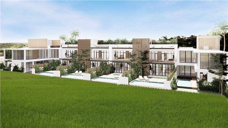 Complex of furnished villas with swimming pools and gardens, Bali, Indonesia — photo 11