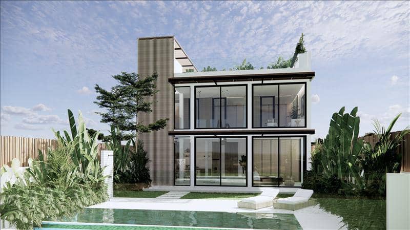 Complex of furnished villas with swimming pools and gardens, Bali, Indonesia — photo 2