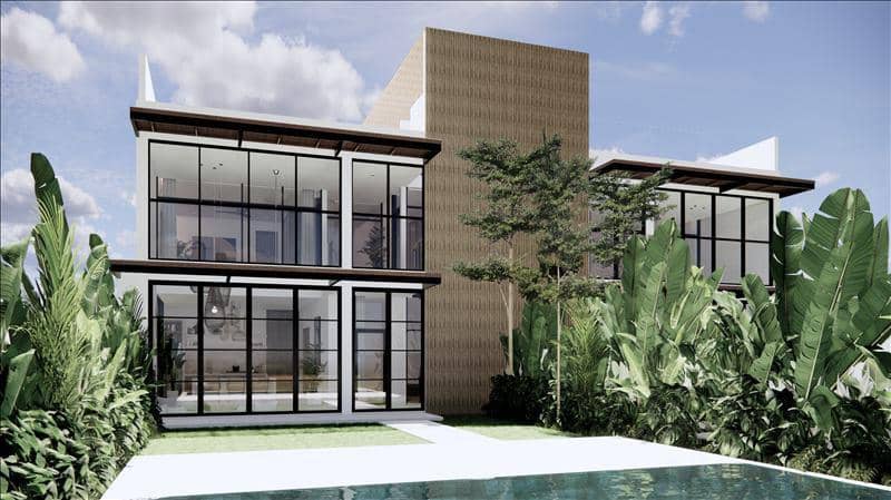 Complex of furnished villas with swimming pools and gardens, Bali, Indonesia — photo 3