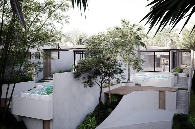 New villas with swimming pools and picturesque views, Bali, Indonesia — photo 6