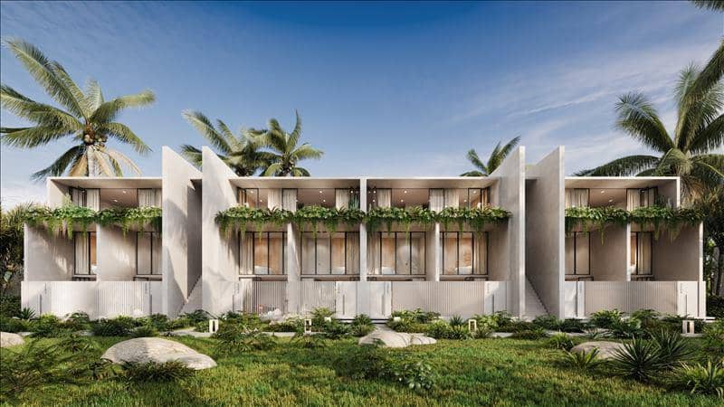 First class beachfront complex of villas and townhouses with a huge swimming pool and restaurants, Melasti, Bali, Indonesia — photo 15
