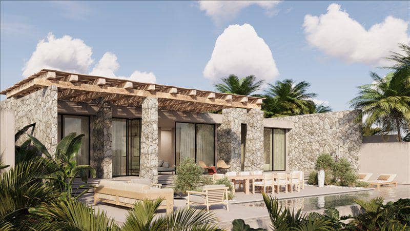 First class beachfront complex of villas and townhouses with a huge swimming pool and restaurants, Melasti, Bali, Indonesia — photo 2