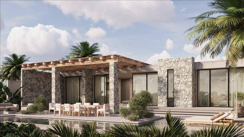 First class beachfront complex of villas and townhouses with a huge swimming pool and restaurants, Melasti, Bali, Indonesia — photo 4
