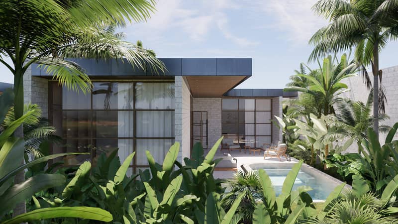 First class beachfront complex of villas and townhouses with a huge swimming pool and restaurants, Melasti, Bali, Indonesia — photo 17