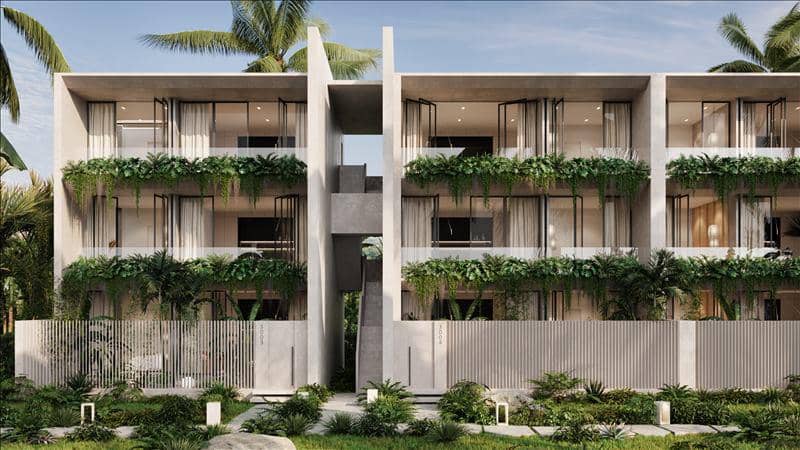 First class beachfront complex of villas and townhouses with a huge swimming pool and restaurants, Melasti, Bali, Indonesia — photo 11