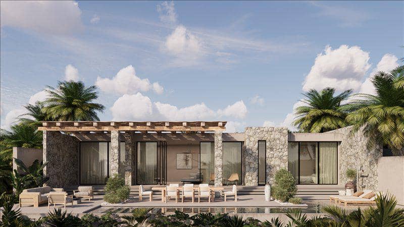 First class beachfront complex of villas and townhouses with a huge swimming pool and restaurants, Melasti, Bali, Indonesia — photo 3