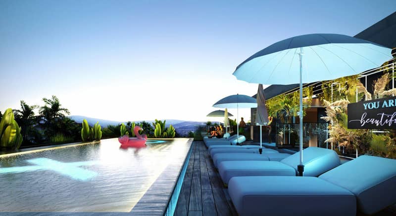 Premium apartments and villas with large rooftop and outdoor cinema, Changgu, Bali, Indonesia — photo 2