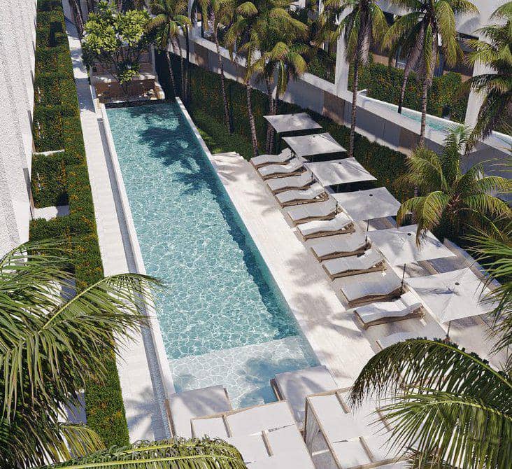 Villas and apartments in a complex with a swimming pool and spa 5 minutes from the ocean, on the main street of Canggu, Bali, Indonesia — photo 2