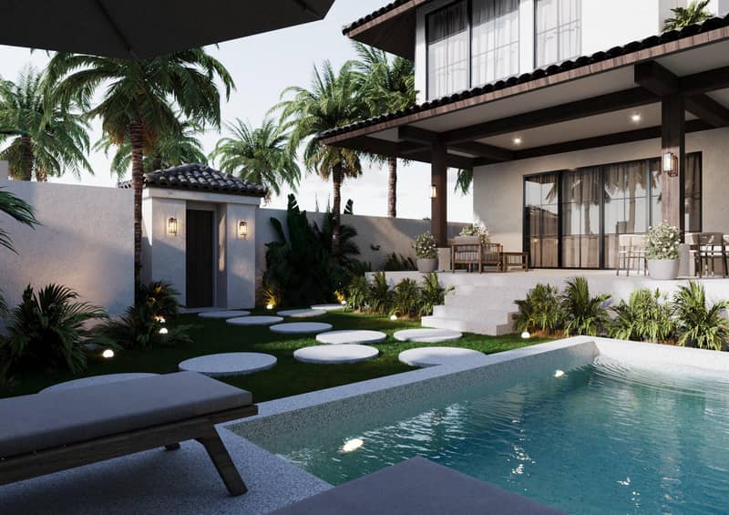 New residential complex with jungle view in Ubud, Bali, Indonesia — photo 7