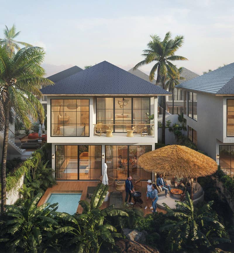 New villa with a view of the jungles in a residential complex with co-working areas, 5 minutes from the center of Ubud, Bali, Indonesia — photo 12