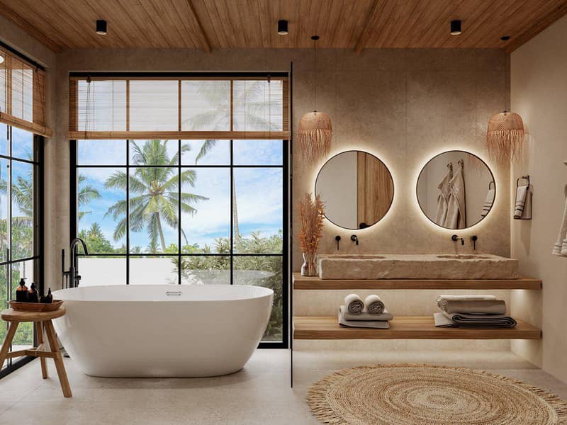 New villa with a view of the jungles in a residential complex with co-working areas, 5 minutes from the center of Ubud, Bali, Indonesia — photo 24