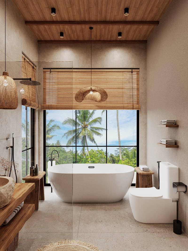 New villa with a view of the jungles in a residential complex with co-working areas, 5 minutes from the center of Ubud, Bali, Indonesia — photo 61