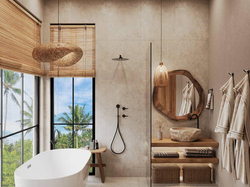 New villa with a view of the jungles in a residential complex with co-working areas, 5 minutes from the center of Ubud, Bali, Indonesia — photo 62