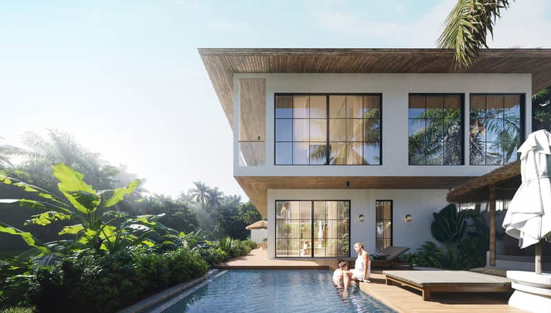 New villa with a view of the jungles in a residential complex with co-working areas, 5 minutes from the center of Ubud, Bali, Indonesia — photo 8