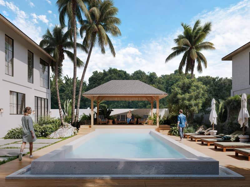 New villa with a view of the jungles in a residential complex with co-working areas, 5 minutes from the center of Ubud, Bali, Indonesia — photo 10