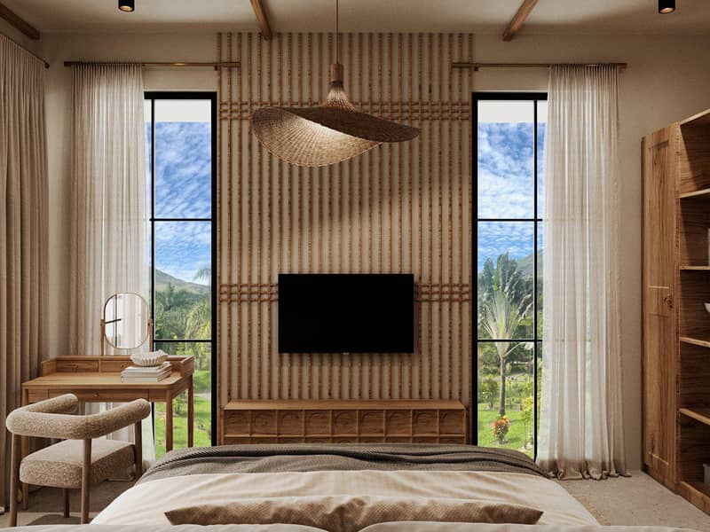 New villa with a view of the jungles in a residential complex with co-working areas, 5 minutes from the center of Ubud, Bali, Indonesia — photo 46