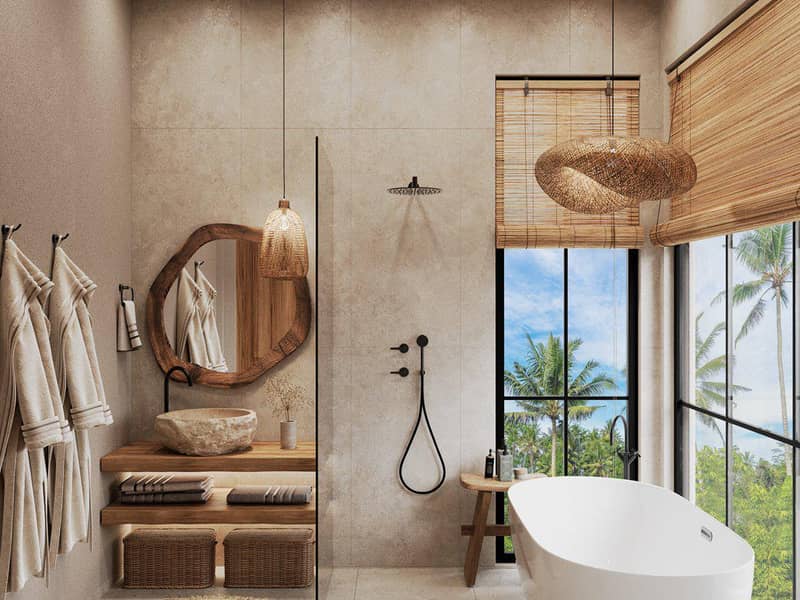 New villa with a view of the jungles in a residential complex with co-working areas, 5 minutes from the center of Ubud, Bali, Indonesia — photo 60