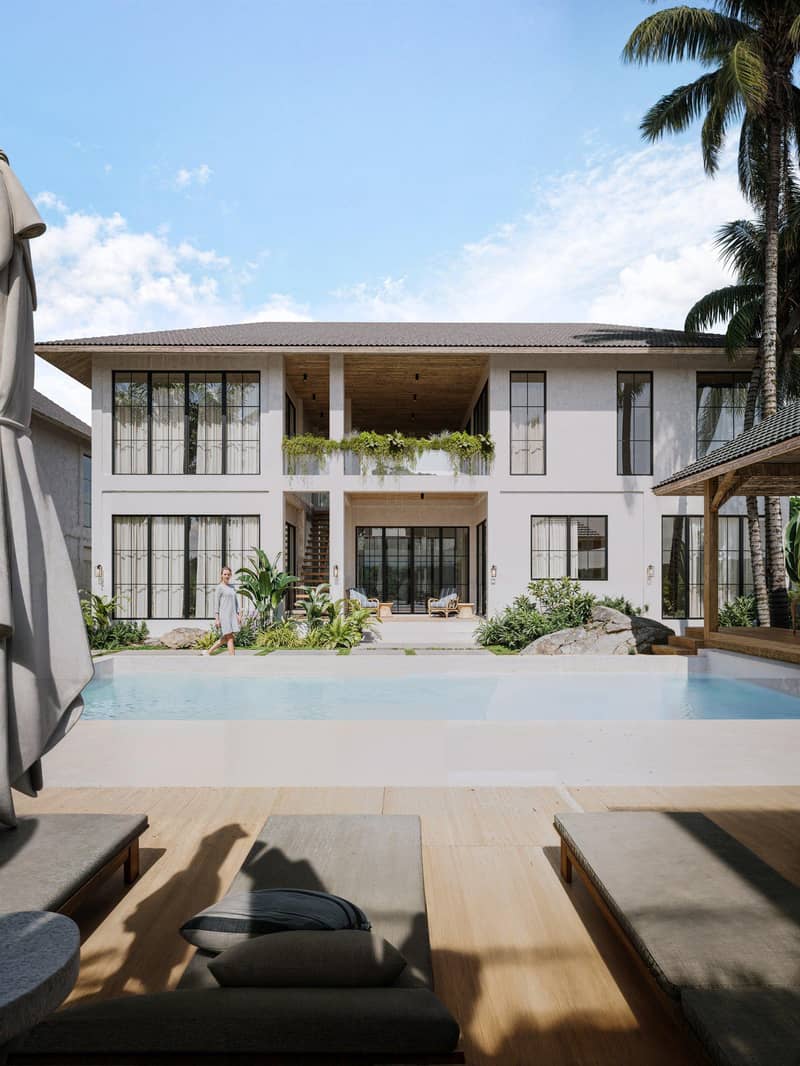 New villa with a view of the jungles in a residential complex with co-working areas, 5 minutes from the center of Ubud, Bali, Indonesia — photo 9