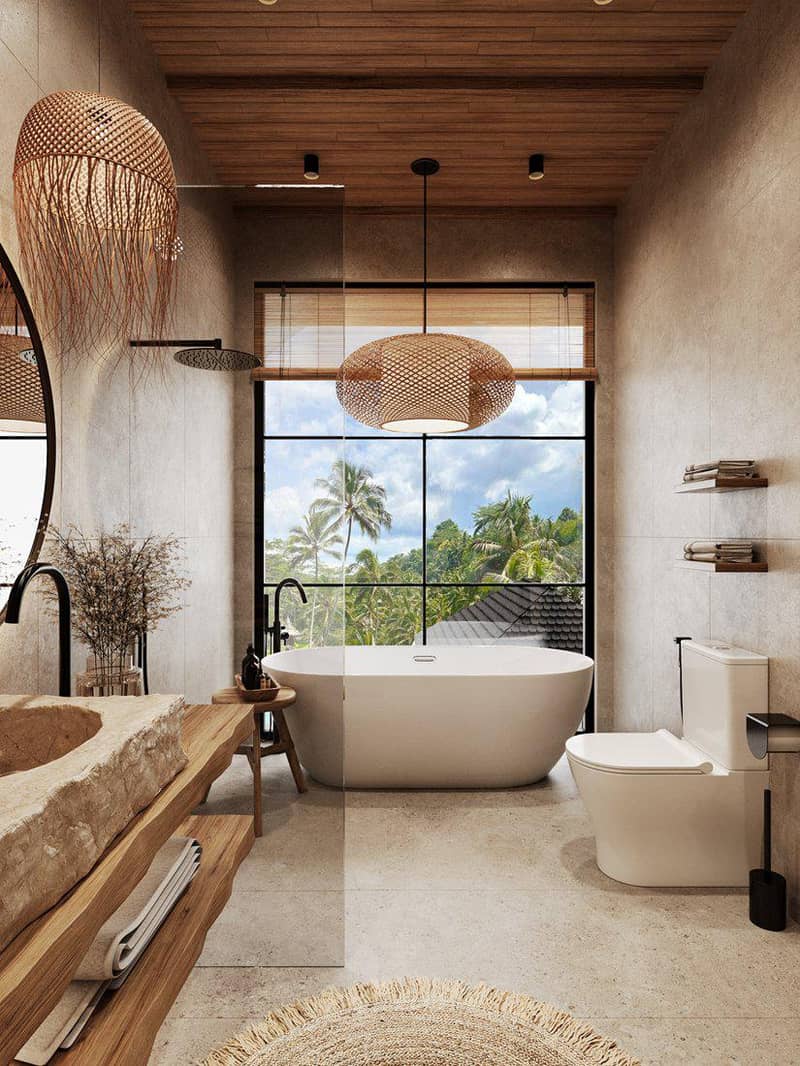 New villa with a view of the jungles in a residential complex with co-working areas, 5 minutes from the center of Ubud, Bali, Indonesia — photo 47