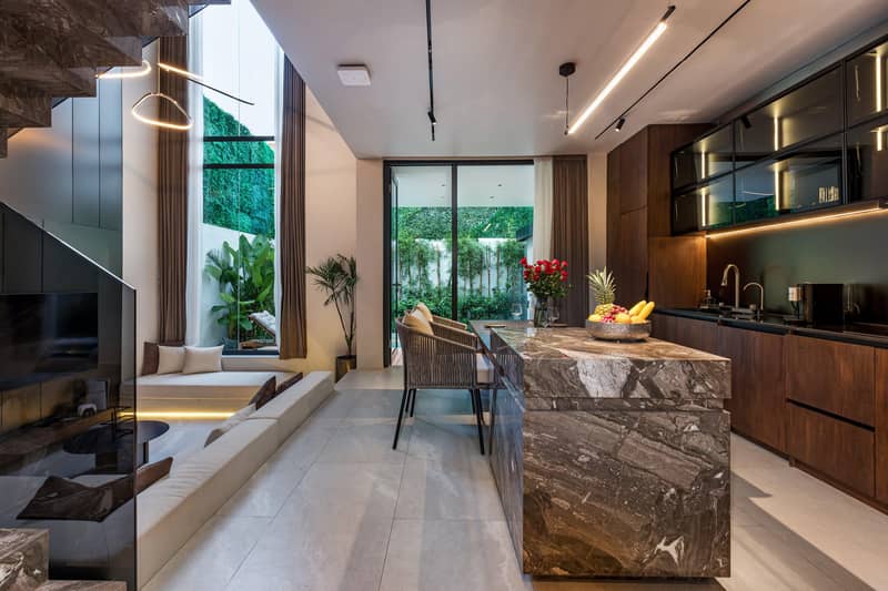 Luxury designer villas with pools in Tibubeneng, Bali, Indonesia — photo 12