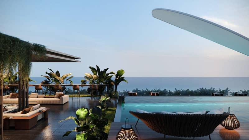 New project with a swimming pool and a restaurant, 150 meters from Lima Beach, Bali, Indonesia — photo 13