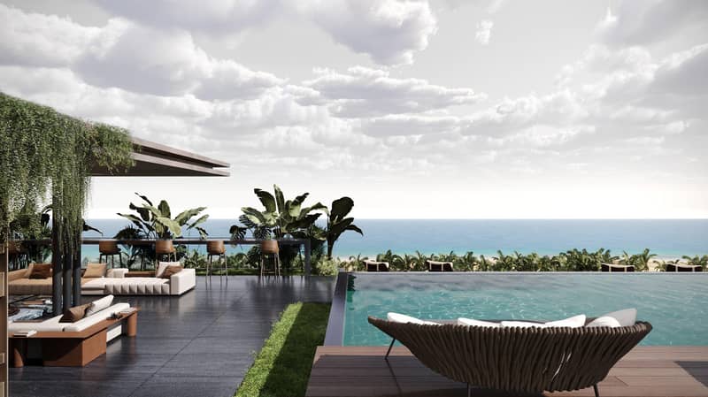 New project with a swimming pool and a restaurant, 150 meters from Lima Beach, Bali, Indonesia — photo 12