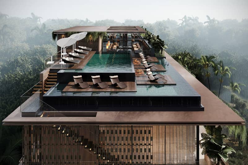 New project with a swimming pool and a restaurant, 150 meters from Lima Beach, Bali, Indonesia — photo 14