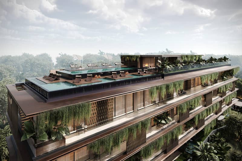 New project with a swimming pool and a restaurant, 150 meters from Lima Beach, Bali, Indonesia — photo 18