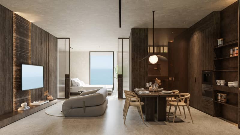New project with a swimming pool and a restaurant, 150 meters from Lima Beach, Bali, Indonesia — photo 5
