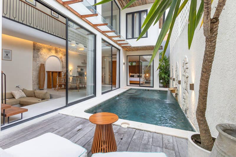 Complex of villas with swimming pools and gardens, 7 minutes from Seminyak Beach, Bali, Indonesia — photo 21