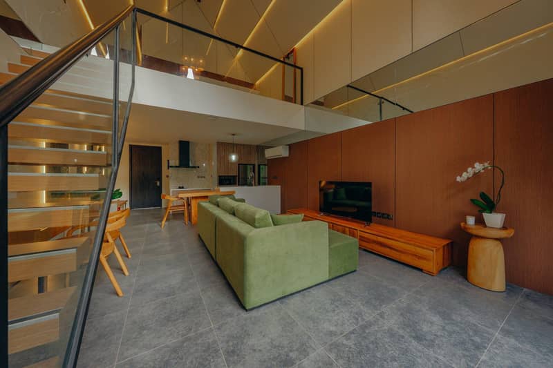 New stylish townhouse complex surrounded by jungle, Gianyar, Bali, Indonesia — photo 6