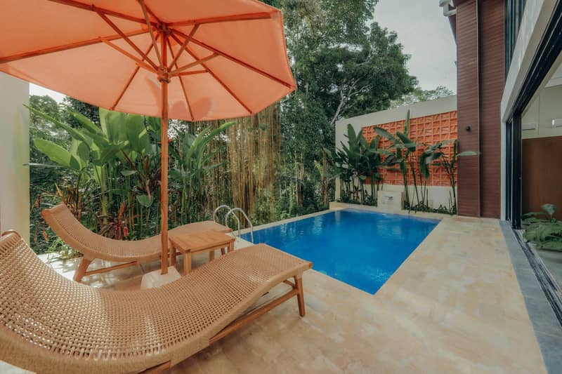 New stylish townhouse complex surrounded by jungle, Gianyar, Bali, Indonesia — photo 20