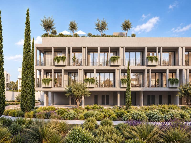 7 new flats in residential complex in Kato Paphos — photo 2