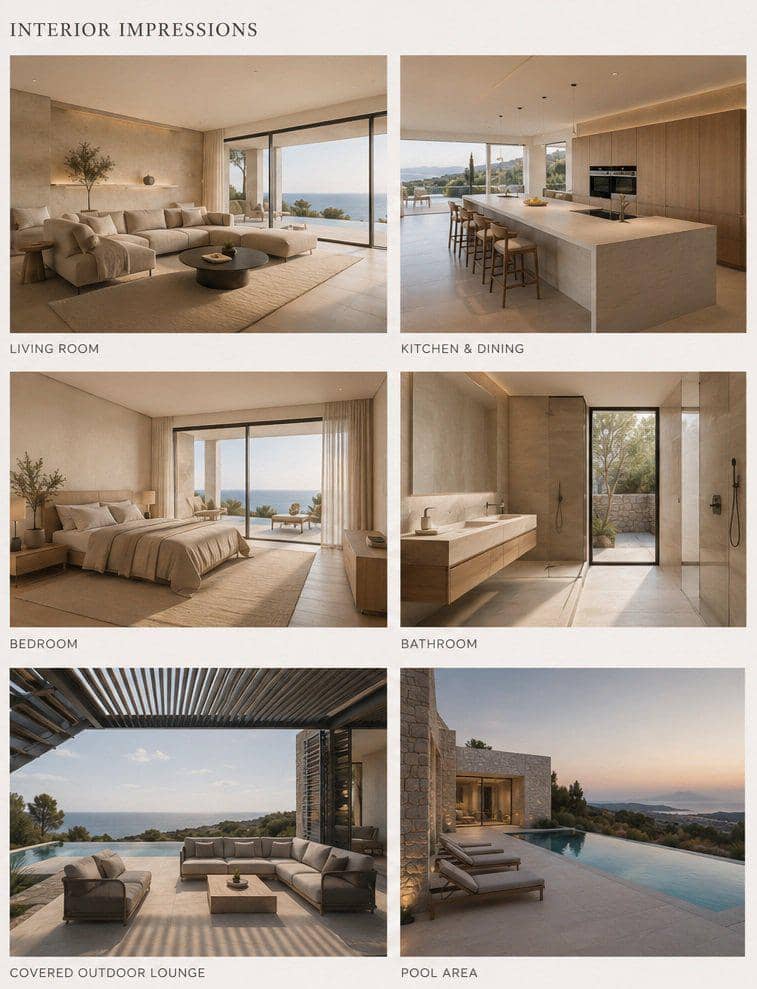 5 new villas in residential complex in Peyia — photo 8
