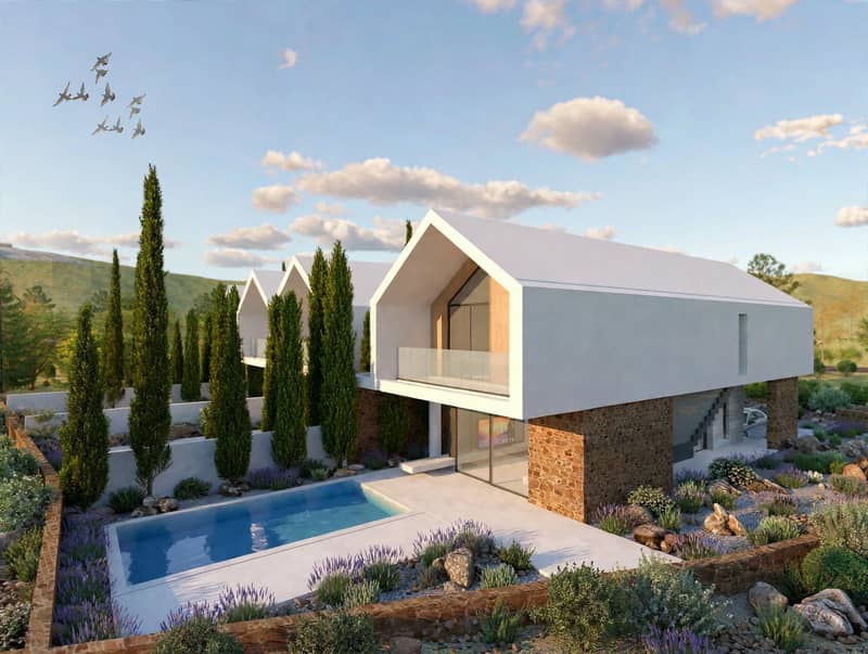 4 new villas in residential complex in Paphos — photo 5