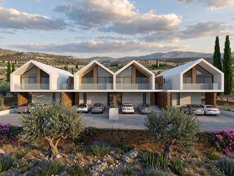 4 new villas in residential complex in Paphos — photo 2