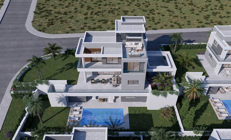 Modern high quality sea view villas in Agios Tychonas, Limassol, Cyprus — photo 10