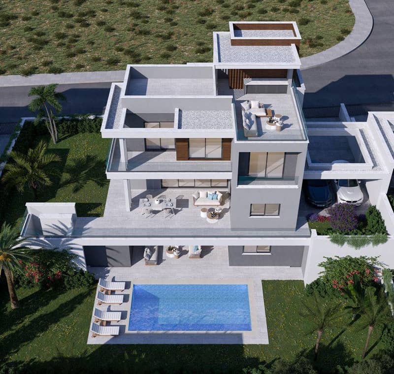 Modern high quality sea view villas in Agios Tychonas, Limassol, Cyprus — photo 14